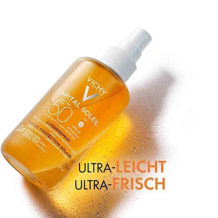 Vichy Capital Soleil Zonnenspray, Bruiningsspray, SPF 50, 2x200 ml spray
