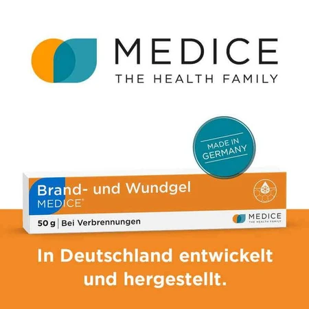 Gel Medice pour brûlures et plaies, 50 g de gel