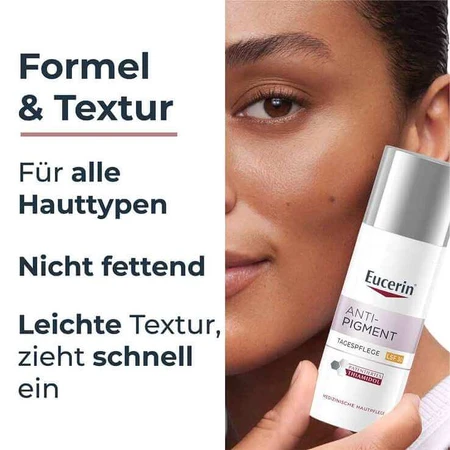 Crema de día antipigmentación Eucerin con SPF 30, 2 x 50 ml