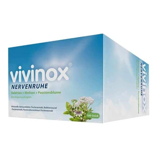 vivinox® Nerve Calm Calming Coated Tablets for Restlessness and Difficulty Falling Asleep, 40 Coated Tablets