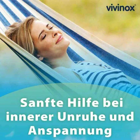 vivinox® Nerve Calm Calming Coated Tablets for Restlessness and Difficulty Falling Asleep, 40 Coated Tablets