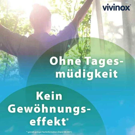 vivinox® Nerve Calm Calming Coated Tablets for Restlessness and Difficulty Falling Asleep, 40 Coated Tablets