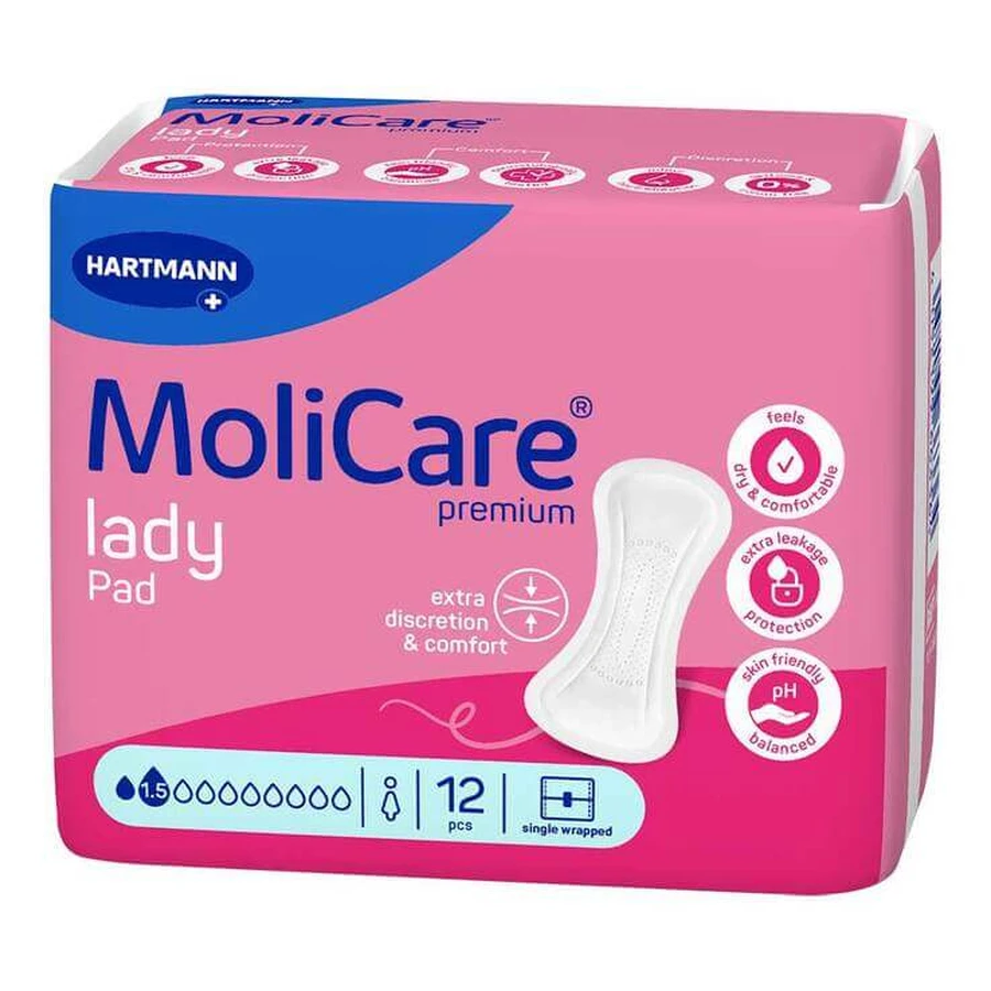 Molicare Premium lady Pad 1,5 Tropfen, 12 St n.v.