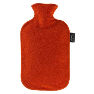 Fashy Hot Water Bottle with Cover, Cranberry, 6530 42, 1 pc., as is