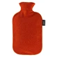 Fashy Hot Water Bottle with Cover, Cranberry, 6530 42, 1 pc., as is