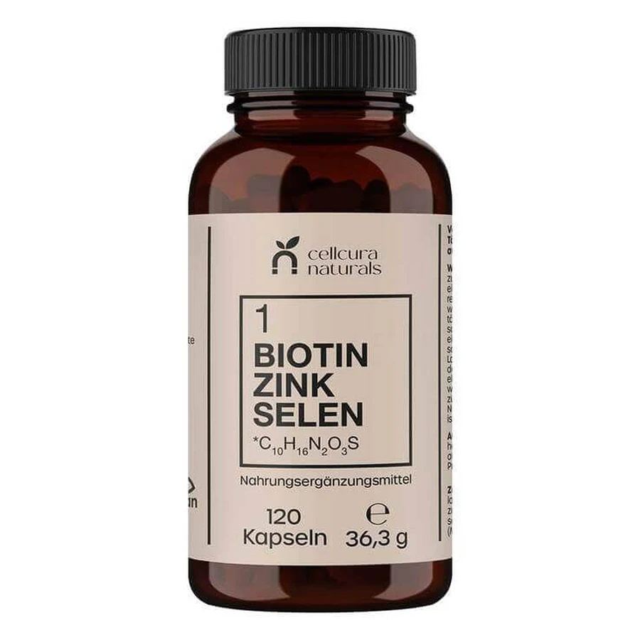 Biotin, Zinc, and Selenium Capsules, 120 Capsules
