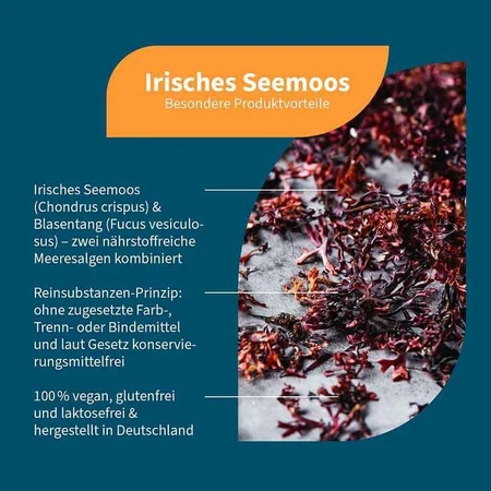 Irish Sea Moss with Bladderwrack Capsules, 120 capsules
