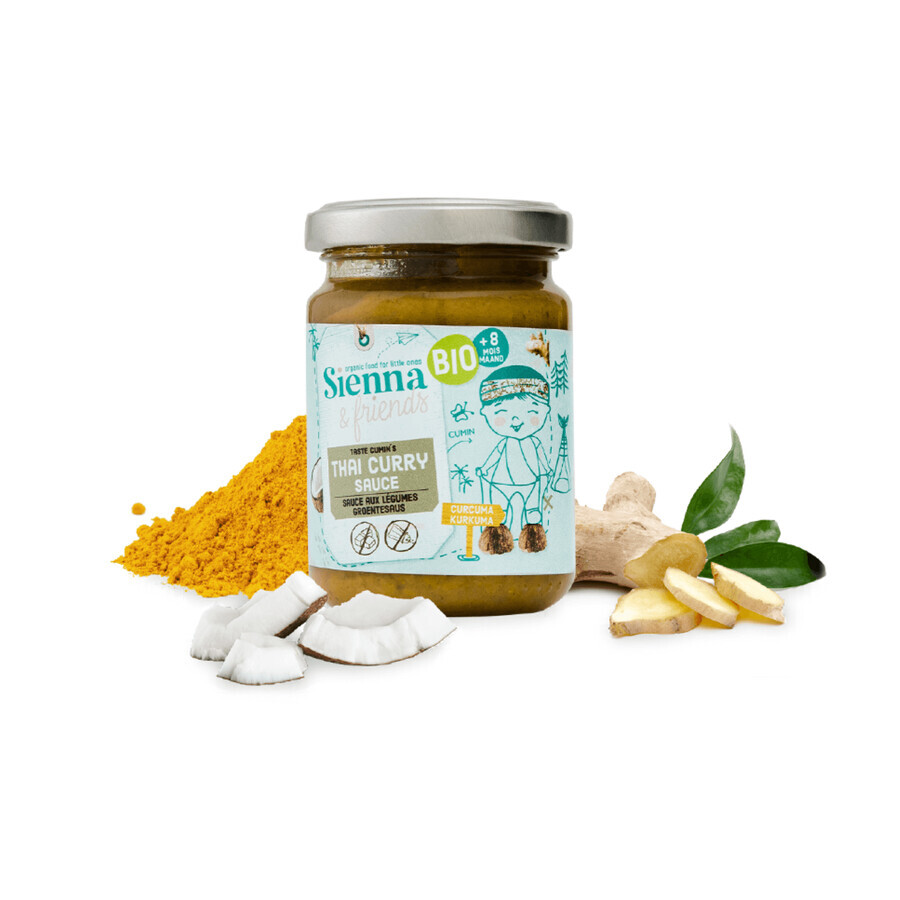 Buy Organic Thai-style curry sauce, 8 months +, 130 g, Sienna & friends Organic Thai-style curry sauce, 8 months +, 130 g, Sienna & friends