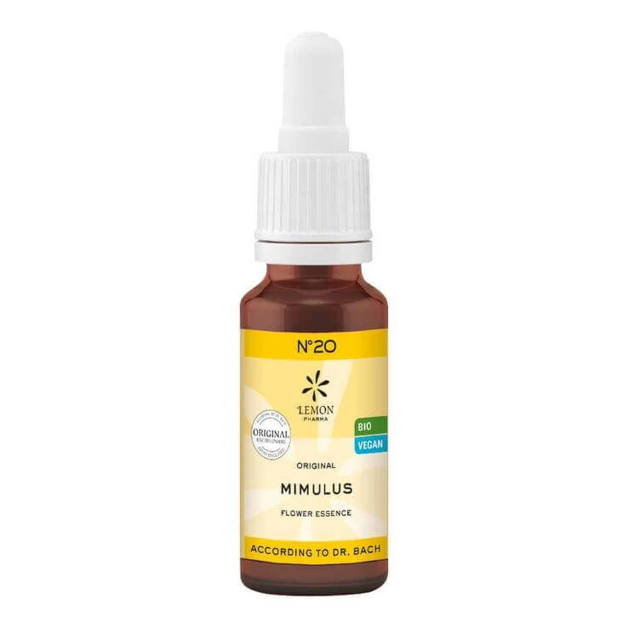 Bach Flower Remedy No. 20 Mimulus Organic, 20 ml, n.v.