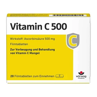 Vitamin C 500 Film-Coated Tablets, 50 Film-Coated Tablets