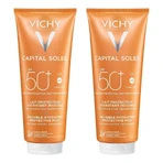 Vichy Capital Soleil Sonnenschutz-Milch LSF 50+ für Gesicht und Körper, 2x300 ml Milch