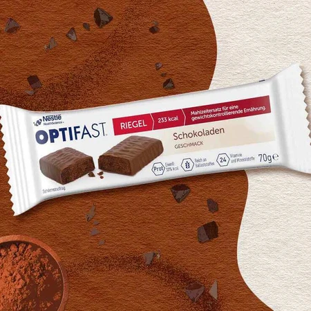 Barritas de chocolate Optifast, 6 x 70 g, sin fecha de caducidad