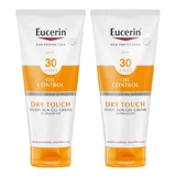 Eucerin Sun Gel-Crema Corporal Control de Grasa SPF 30, 2 x 200 ml de crema