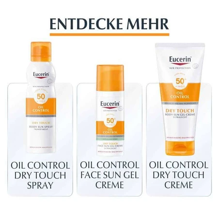Eucerin Sun Oil Control Body Gel-Cream SPF 30, 2x200 ml cream