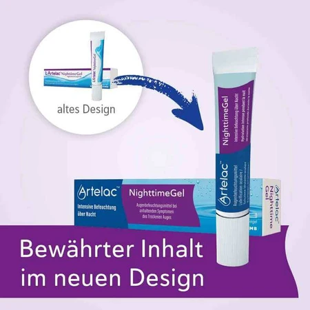Artelac Nighttime Gel Augengel, 2x3x10 g Augengel