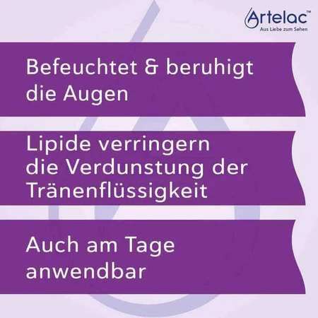 Artelac Nighttime Gel Augengel, 2x3x10 g Augengel