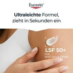 Gel-crème pour le corps Eucerin Sun Oil Control SPF 50+, 2 x 200 ml