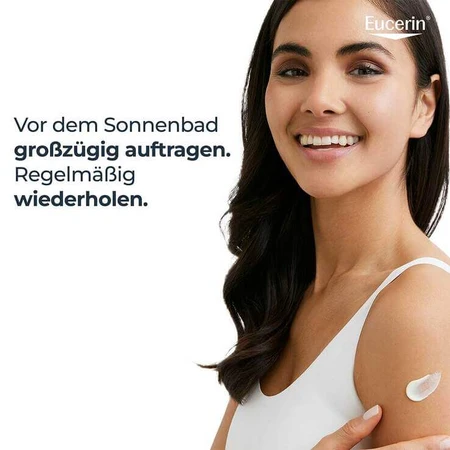 Gel-crème pour le corps Eucerin Sun Oil Control SPF 50+, 2 x 200 ml