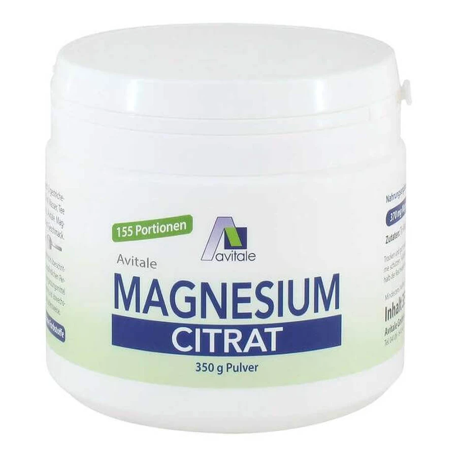 Magnesiumcitraatpoeder, 350 g poeder