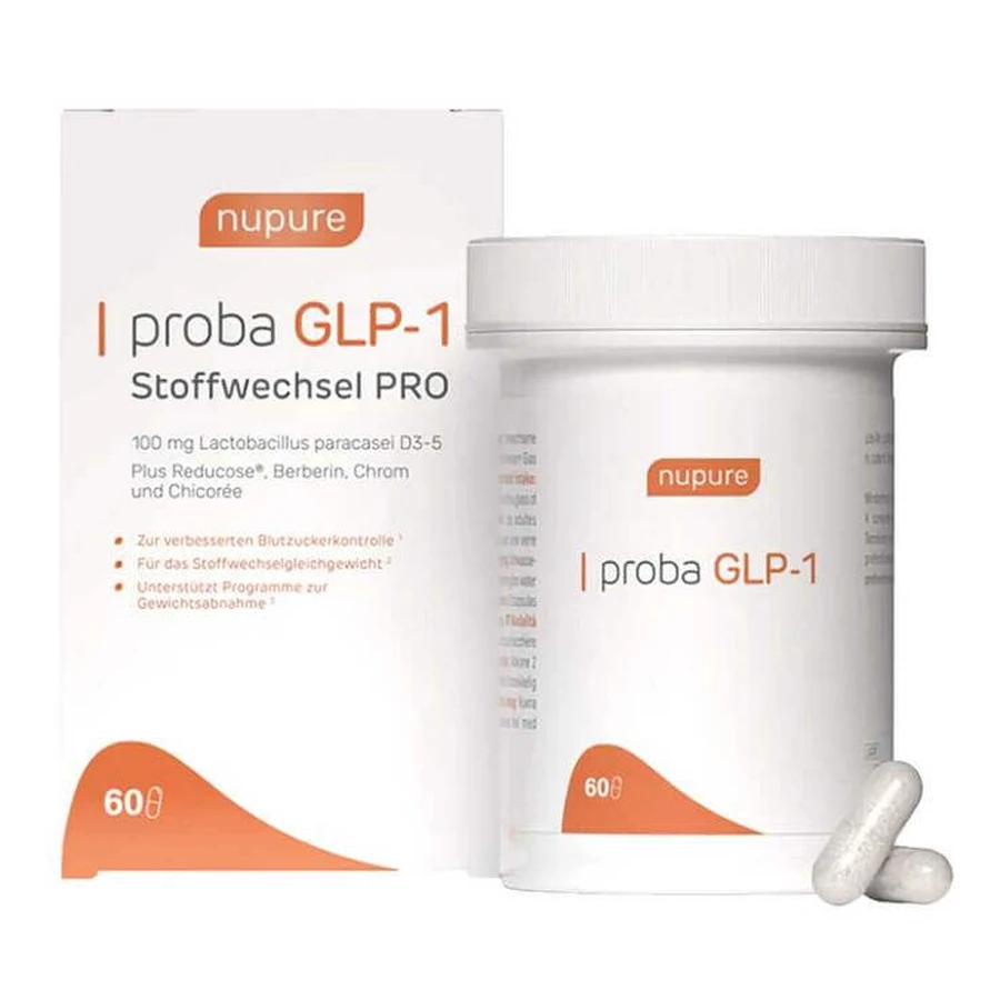 Nupure Proba GLP-1 Metabolism Pro, gélules à enrobage entérique, 2 x 60 gélules à enrobage entérique