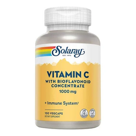 Vitamin C 1000 mg + Hagebutte + Acerola & Bioflavon.Kapseln , 100 St Kapseln