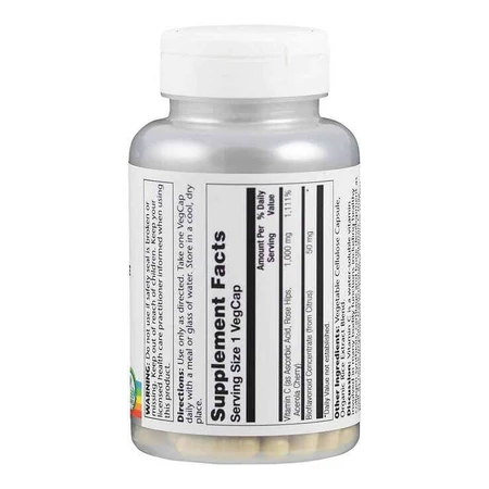 Vitamin C 1000 mg + Hagebutte + Acerola & Bioflavon.Kapseln , 100 St Kapseln