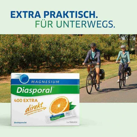 Magnesium Diasporal 400 Extra Direct Granules, 2 x 100 granules