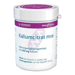 Gélules de citrate de potassium MSE, 60 gélules