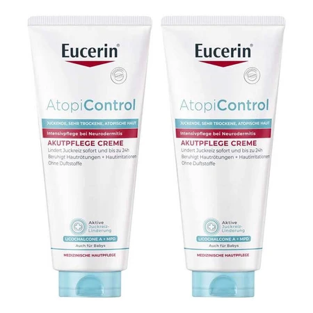 Eucerin Atopicontrol Acute Crème, 2 x 100 ml crème