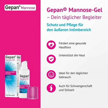 Gepan Mannose Gel, 2 x 30 ml gel