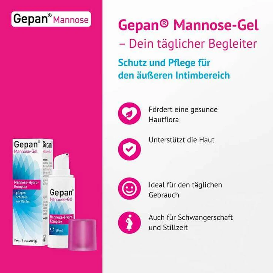 Gepan Mannose Gel, 2 x 30 ml gel