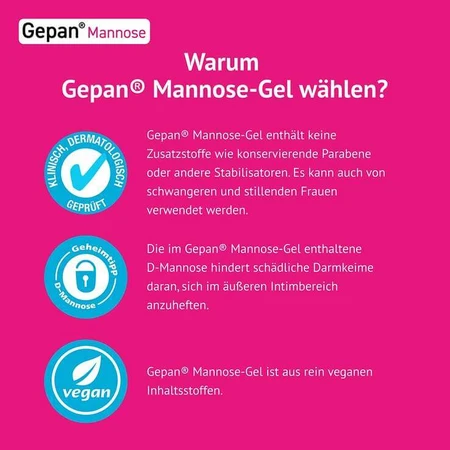 Gepan Mannose Gel, 2 x 30 ml gel