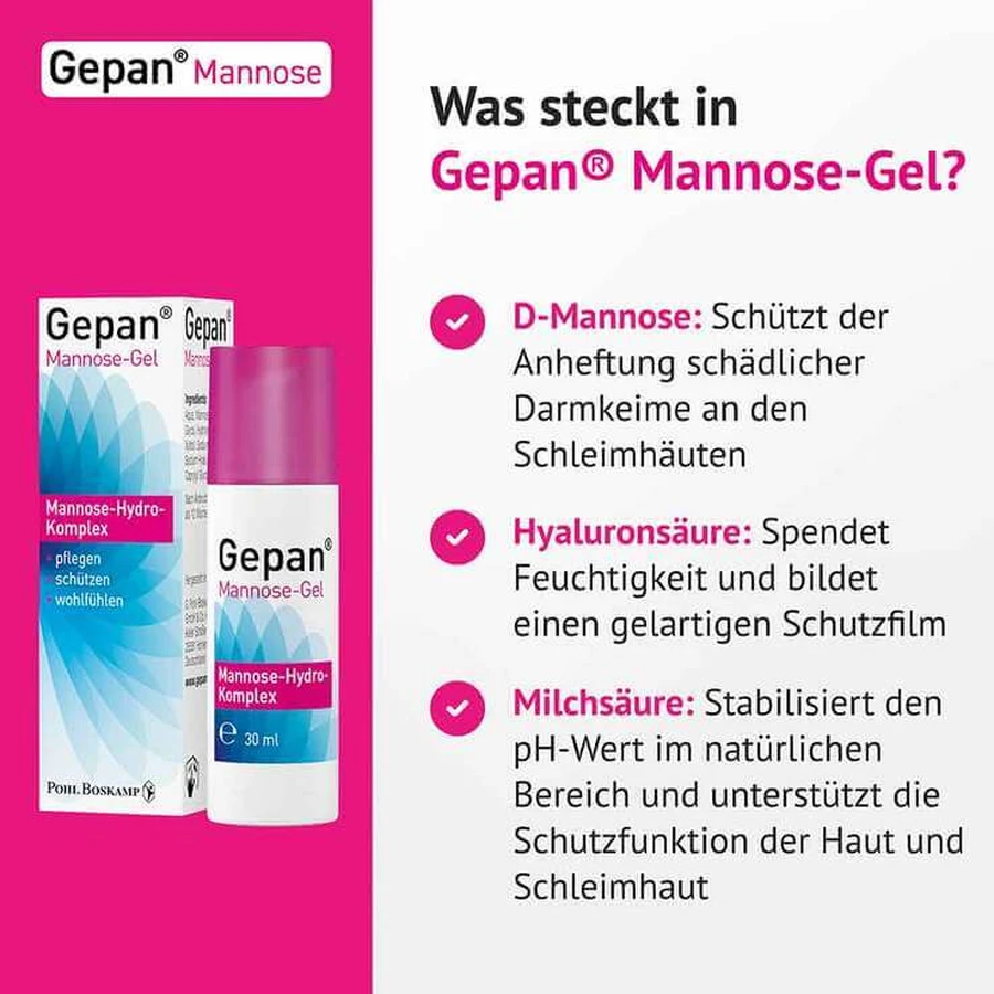 Gepan Mannose Gel, 2 x 30 ml gel