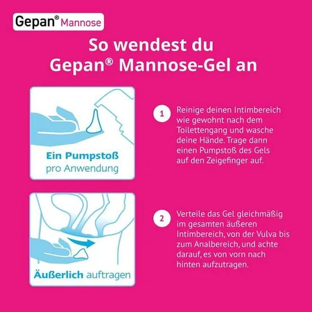 Gepan Mannose Gel, 2 x 30 ml gel