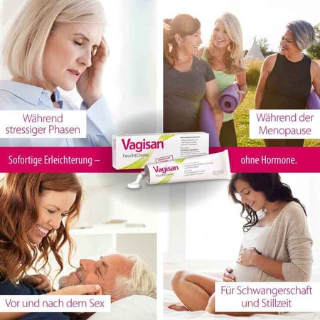 Vagisan Hydraterende Crème, 2 x 50 g