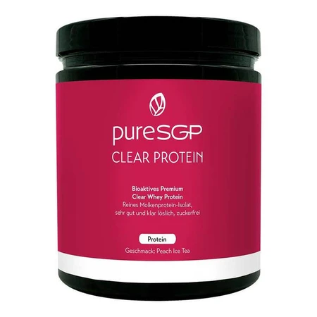 Puresgp Clear Protein Powder Thé glacé à la pêche, 500 g de poudre