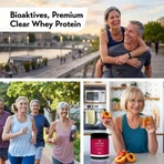 Puresgp Clear Protein Powder Thé glacé à la pêche, 500 g de poudre
