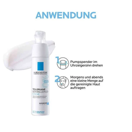 Crème Toleriane Dermallergo de La Roche-Posay, 2 x 40 ml