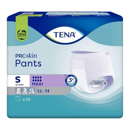 Braguitas TENA Pants Maxi S para la incontinencia, 10 unidades, según disponibilidad