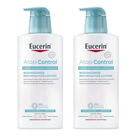 Eucerin AtopiControl Lotion, 2x400 ml Lotion