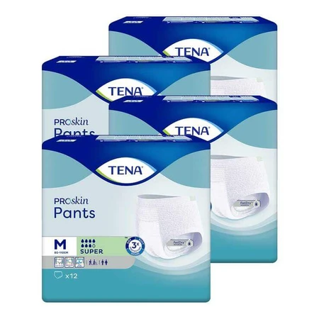 TENA Pants Super M voor incontinentie, 4 x 12 stuks, naar behoefte