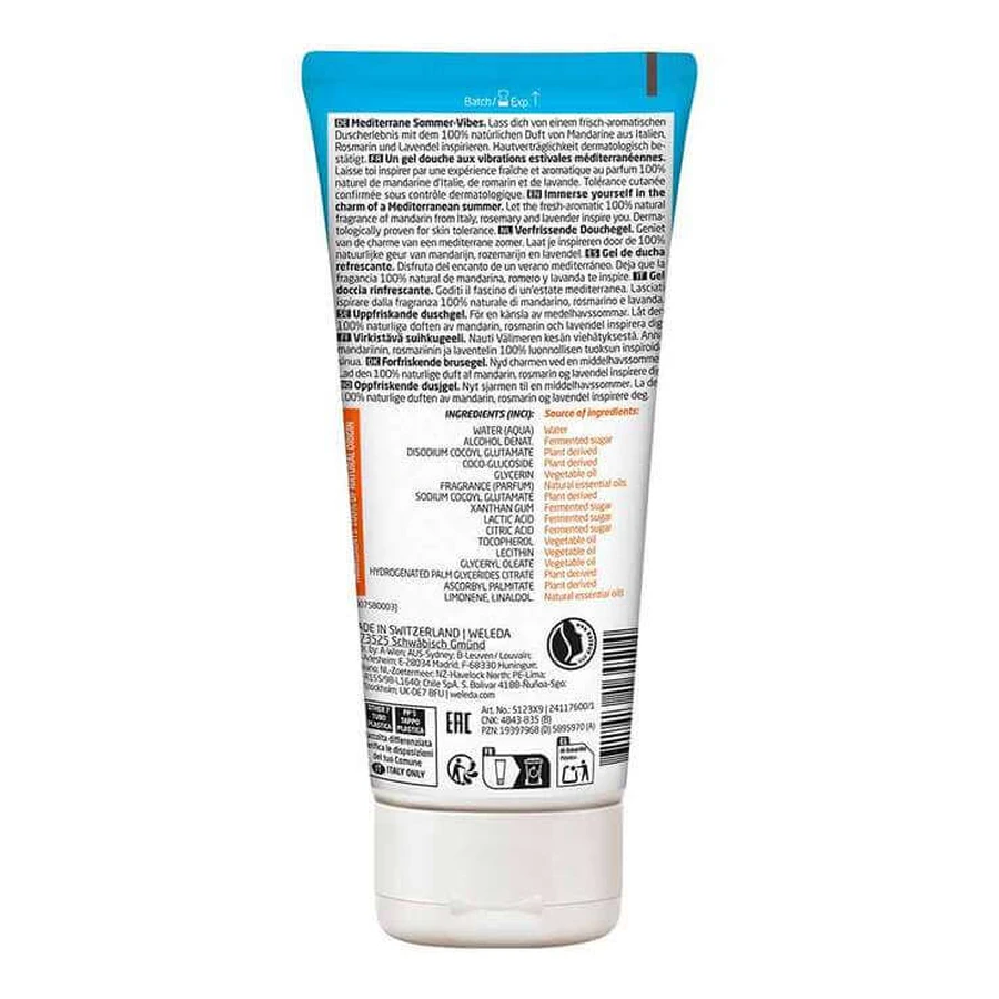 Weleda Mandarino di Capri Shower Gel, 200 ml Shower Gel