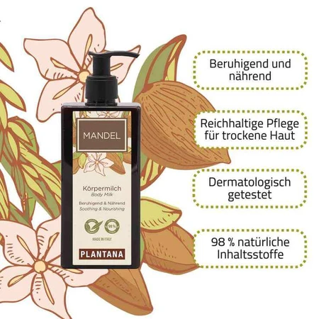 Plantana Amandel-bodylotion, 250 ml