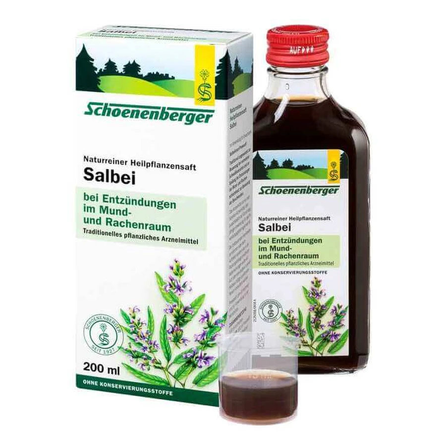 Schoenenberger Saliesap, 200 ml sap