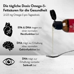 Gotas de aceite de omega-3 Forte de Puresgp, frasco de 150 ml
