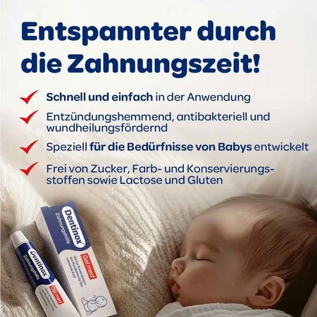 Dentinox Gel med Zahnungshilfe, 10 g Gel