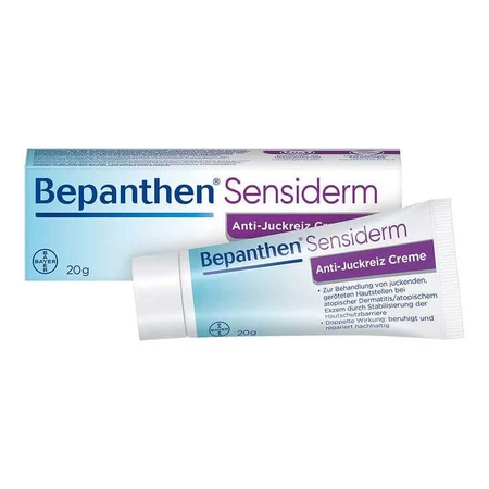 Crema antiprurito Bepanthen Sensiderm, 20 g de crema