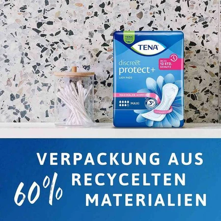 TENA® Discreet Maxi Pads for Incontinence, 12 x 12 Pads