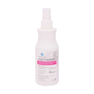 Desinfectante cutáneo a base de alcohol Aseptoderm, solución de 250 ml