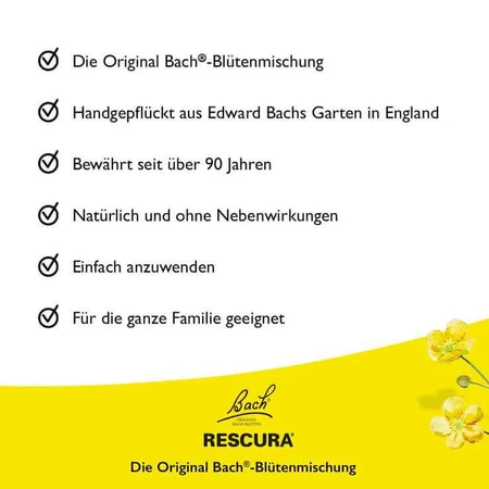 Bach Flower Remedies Original Rescura Pets Drops, Alcohol-Free, for Animals, 10 ml Drops